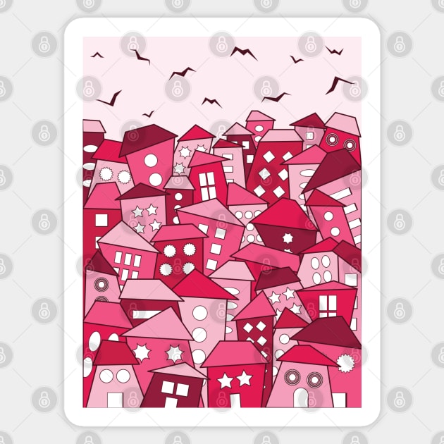 Rootless City in Love Sticker by Gramoda